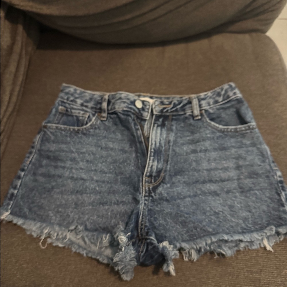 PacSun Distressed Blue Jean Shorts